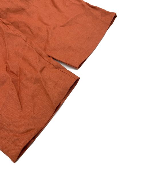 かぐれ（カグレ）かぐれ (カグレ) リネンサルエルパンツ ブラウン サイズ:Freeの古着・服飾アイテム