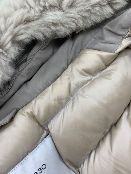 WOOLRICH（ウールリッチ）WOOLRICH (ウールリッチ) UNITED ARROWS (ユナイテッドアローズ) ダウンコート グレー サイズ:Sの古着・服飾アイテム