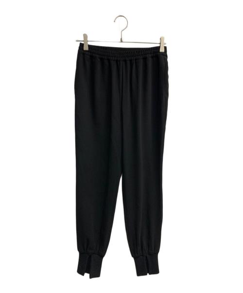 Col Pierrot（コルピエロ）Col Pierrot (コルピエロ) eclat premium (エクラ プレミアム) スソリブパンツ ブラック サイズ:34の古着・服飾アイテム