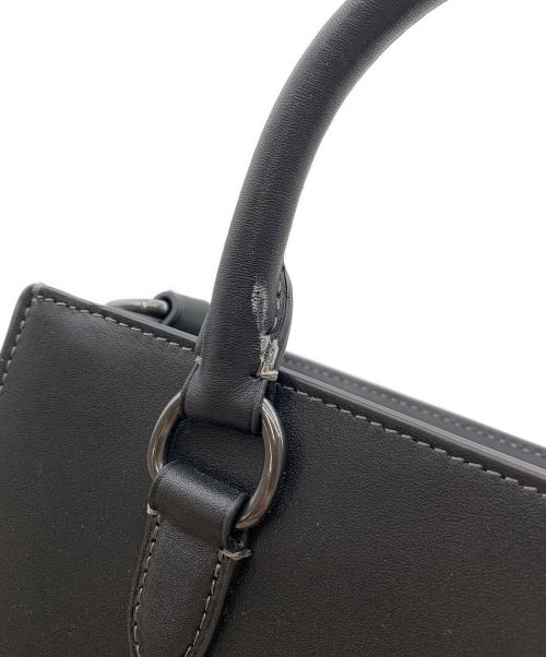 COACH（コーチ）COACH (コーチ) ディラン カラーブロック キャンバス トートバッグ ブラック×チャコールの古着・服飾アイテム