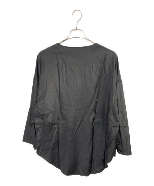 UN3D.（アンスリード）UN3D. (アンスリード) ドローストリングブラウス ブラック サイズ:Freeの古着・服飾アイテム