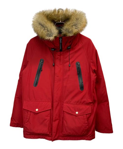 Schott（ショット）Schott (ショット) シュノーケルダウンパーカー レッド サイズ:Mの古着・服飾アイテム