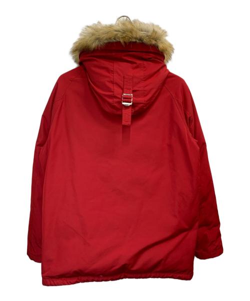 Schott（ショット）Schott (ショット) シュノーケルダウンパーカー レッド サイズ:Mの古着・服飾アイテム