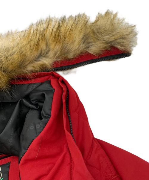 Schott（ショット）Schott (ショット) シュノーケルダウンパーカー レッド サイズ:Mの古着・服飾アイテム