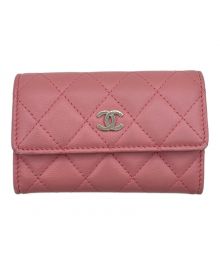 CHANEL（シャネル）の古着「カードケース/マトラッセ」｜ピンク