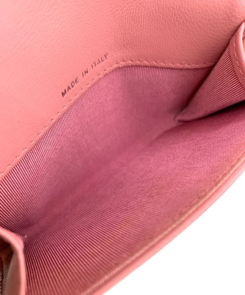 CHANEL（シャネル）CHANEL (シャネル) カードケース/マトラッセ ピンクの古着・服飾アイテム