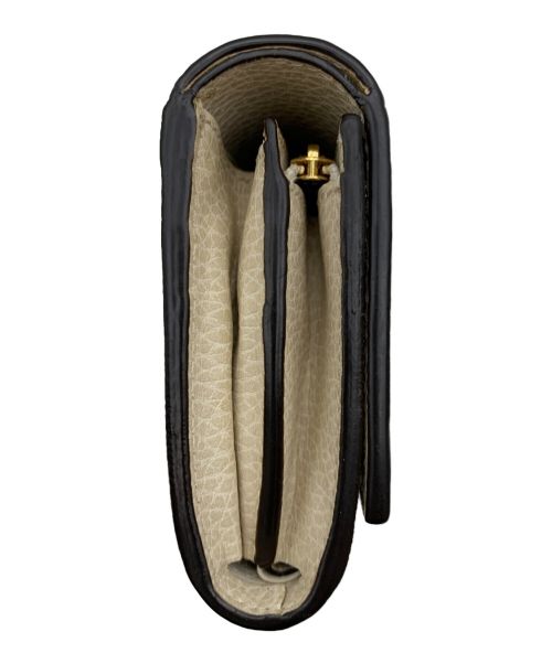 GUCCI（グッチ）GUCCI (グッチ) 2つ折り財布 GG ベージュ×ホワイト ベージュの古着・服飾アイテム