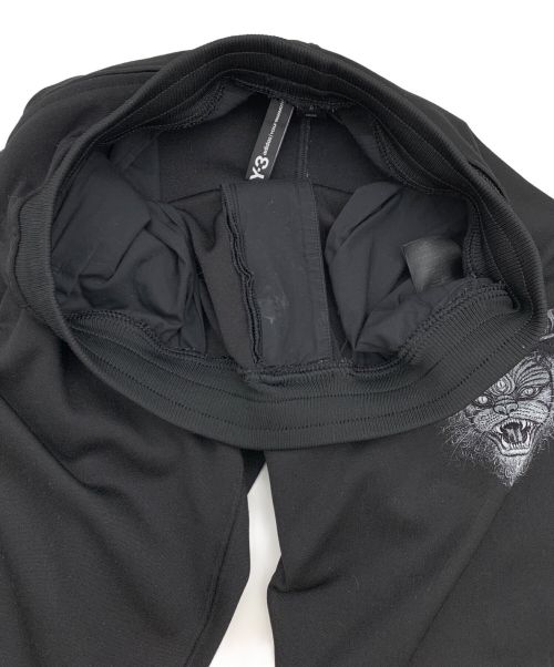 Y-3（ワイスリー）Y-3 (ワイスリー) フクネコプリントスウェットパンツ ブラック サイズ:Ｍの古着・服飾アイテム