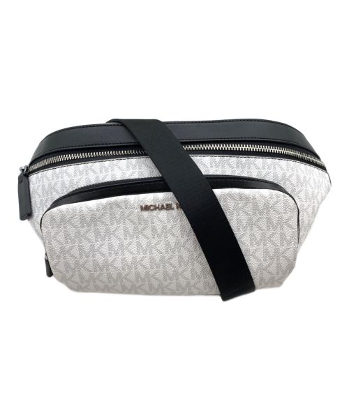 MICHAEL KORS（マイケル・コース）MICHAEL KORS (マイケルコース) ウエストバッグ ホワイトの古着・服飾アイテム