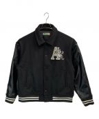 A'gemエージェム）の古着「猫CAT スタジャン」｜ブラック