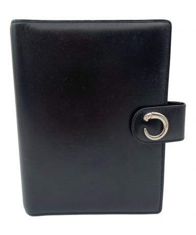 中古・古着通販】Cartier (カルティエ) 手帳カバー ブラック｜ブランド
