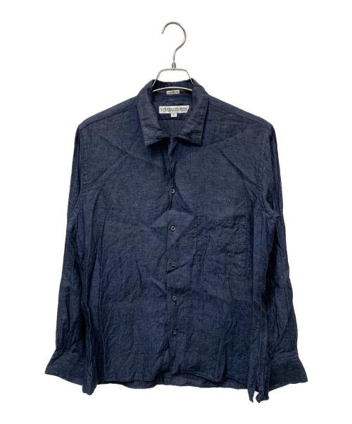 INDIVIDUALIZED SHIRTS（インディビジュアライズドシャツ）INDIVIDUALIZED SHIRTS (インディビジュアライズドシャツ) オープンカラーシャツ ブルー サイズ:Sの古着・服飾アイテム
