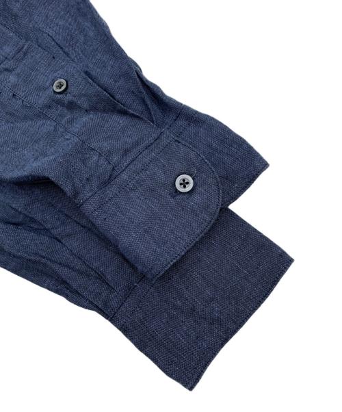 INDIVIDUALIZED SHIRTS（インディビジュアライズドシャツ）INDIVIDUALIZED SHIRTS (インディビジュアライズドシャツ) オープンカラーシャツ ブルー サイズ:Sの古着・服飾アイテム