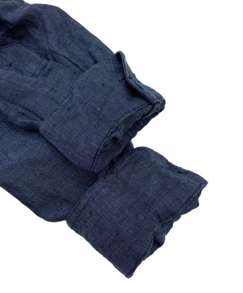 INDIVIDUALIZED SHIRTS（インディビジュアライズドシャツ）INDIVIDUALIZED SHIRTS (インディビジュアライズドシャツ) オープンカラーシャツ ブルー サイズ:Sの古着・服飾アイテム