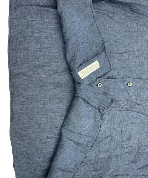 INDIVIDUALIZED SHIRTS（インディビジュアライズドシャツ）INDIVIDUALIZED SHIRTS (インディビジュアライズドシャツ) オープンカラーシャツ ブルー サイズ:Sの古着・服飾アイテム