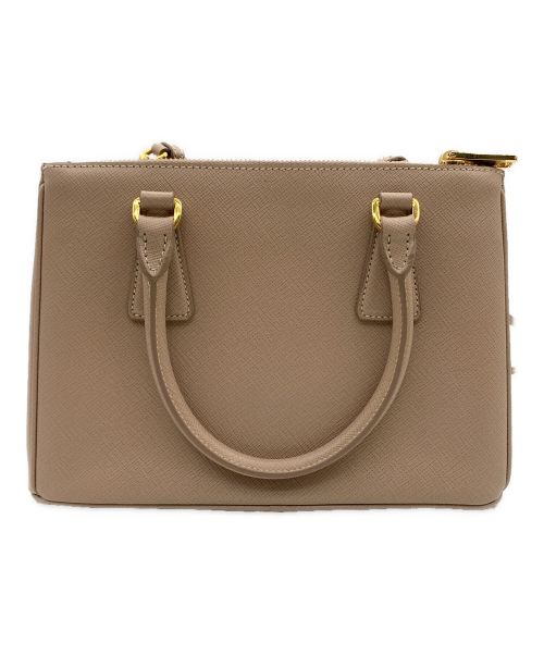 PRADA（プラダ）PRADA (プラダ) 2WAYショルダーバッグ ガレリア ベージュの古着・服飾アイテム