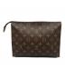LOUIS VUITTON (ルイ ヴィトン) セカンドバッグ ポシェットトワレット26 ブラウン：47000円