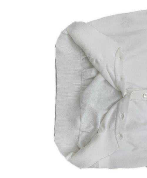 MACPHEE（マカフィー）MACPHEE (マカフィー) ドライコットンハーフスリーブカーディガン ホワイト サイズ:Sの古着・服飾アイテム
