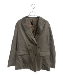 Spick and Span（スピック＆スパン）の古着「ピークドラペルジャケット」｜チャコールグレー