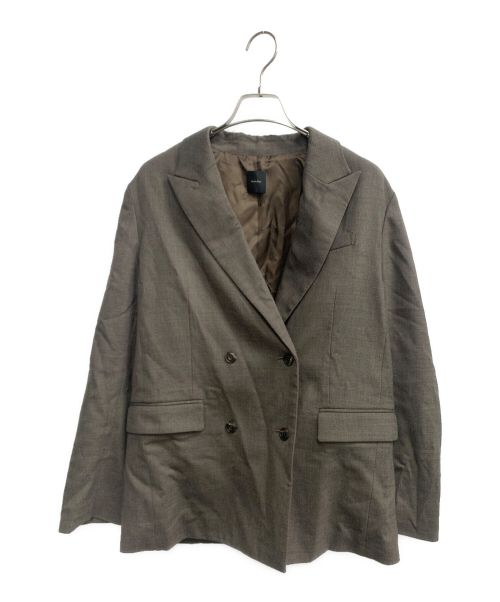 Spick and Span（スピック＆スパン）Spick and Span (スピックアンドスパン) ピークドラペルジャケット チャコールグレー サイズ:38の古着・服飾アイテム