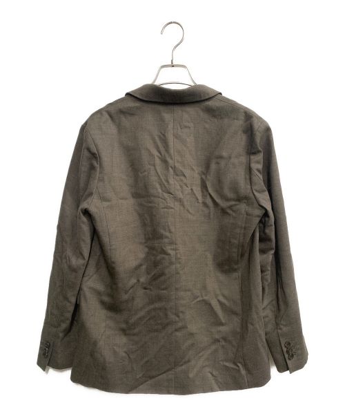 Spick and Span（スピック＆スパン）Spick and Span (スピックアンドスパン) ピークドラペルジャケット チャコールグレー サイズ:38の古着・服飾アイテム