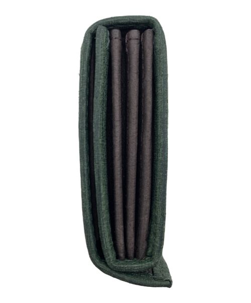 M+（エムピウ）M+ (エムピウ) 2つ折り財布 ミッレフォッリエ 2 P25 グリーンの古着・服飾アイテム