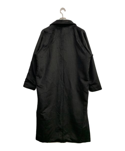 &gaime（アンジェム）&gaime (アンジェム) ロングコート / Stole coat ブラック サイズ:FREEの古着・服飾アイテム