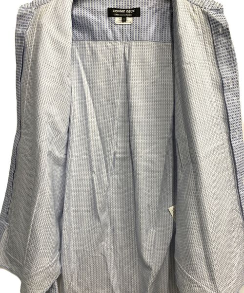 COMME des GARCONS HOMME DEUX（コムデギャルソン オム ドゥ）COMME des GARCONS HOMME DEUX (コムデギャルソン オム ドゥ) ロングスリーブシャツ ブルー サイズ:Sの古着・服飾アイテム