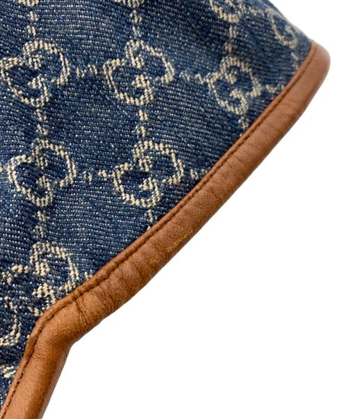 GUCCI（グッチ）GUCCI (グッチ) ベースボールキャップ インディゴ サイズ:S 57cmの古着・服飾アイテム