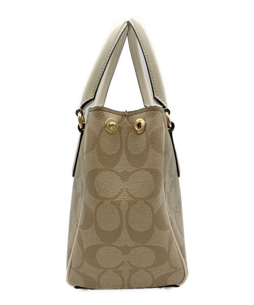 COACH（コーチ）COACH (コーチ) 2WAYバッグ ベージュの古着・服飾アイテム