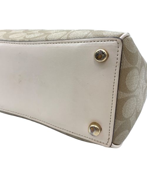 COACH（コーチ）COACH (コーチ) 2WAYバッグ ベージュの古着・服飾アイテム