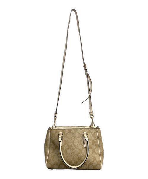 COACH（コーチ）COACH (コーチ) 2WAYバッグ ベージュの古着・服飾アイテム