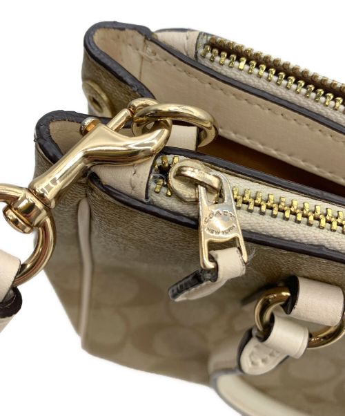 COACH（コーチ）COACH (コーチ) 2WAYバッグ ベージュの古着・服飾アイテム