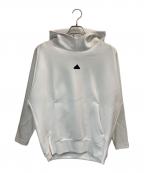 adidasアディダス）の古着「プルオーバーパーカー」｜ホワイト