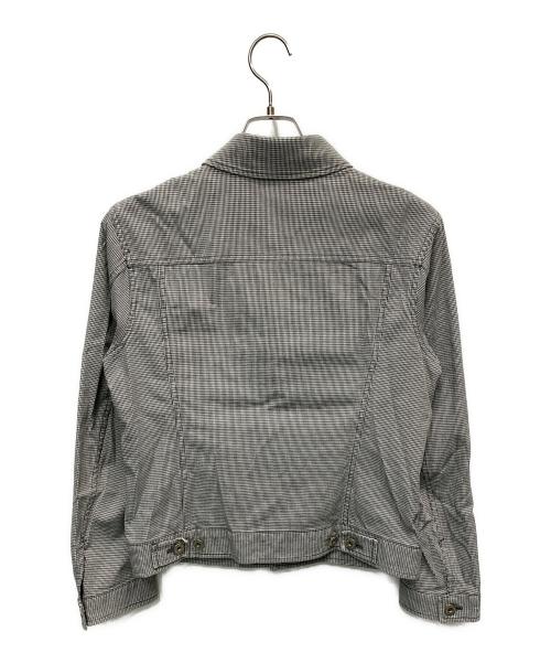 BURBERRY BLACK LABEL（バーバリーブラックレーベル）BURBERRY BLACK LABEL (バーバリーブラックレーベル) シャツジャケット ブラック×ホワイト サイズ:Mの古着・服飾アイテム