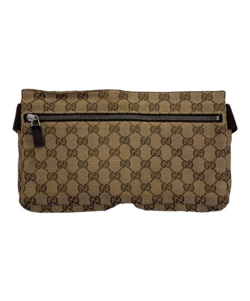 GUCCI（グッチ）GUCCI (グッチ) ウエストポーチ GG ブラウンの古着・服飾アイテム