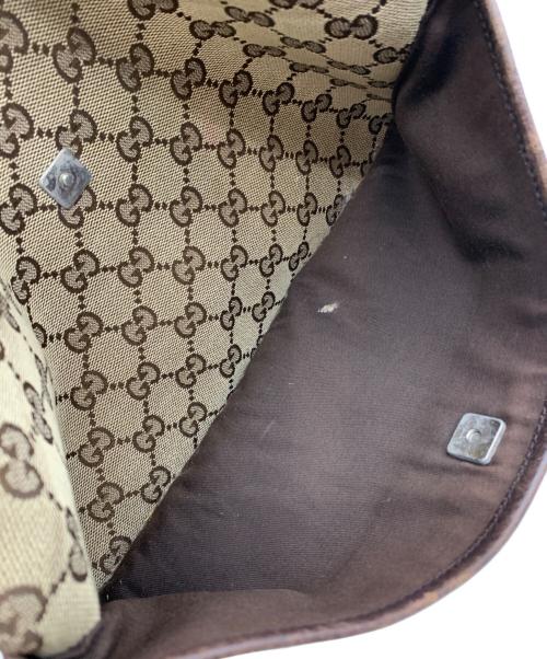 GUCCI（グッチ）GUCCI (グッチ) ショルダーバッグ GG ブラウンの古着・服飾アイテム
