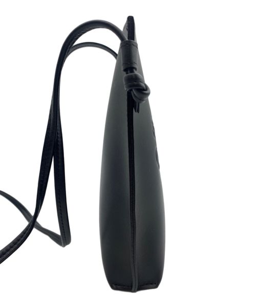 MACKINTOSH LONDON（マッキントッシュ ロンドン）MACKINTOSH LONDON (マッキントッシュ ロンドン) Mモチーフミニポシェット ブラックの古着・服飾アイテム