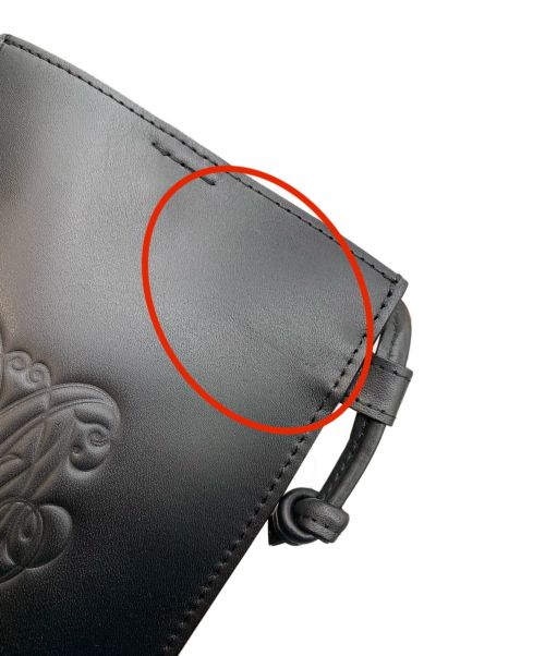 MACKINTOSH LONDON（マッキントッシュ ロンドン）MACKINTOSH LONDON (マッキントッシュ ロンドン) Mモチーフミニポシェット ブラックの古着・服飾アイテム