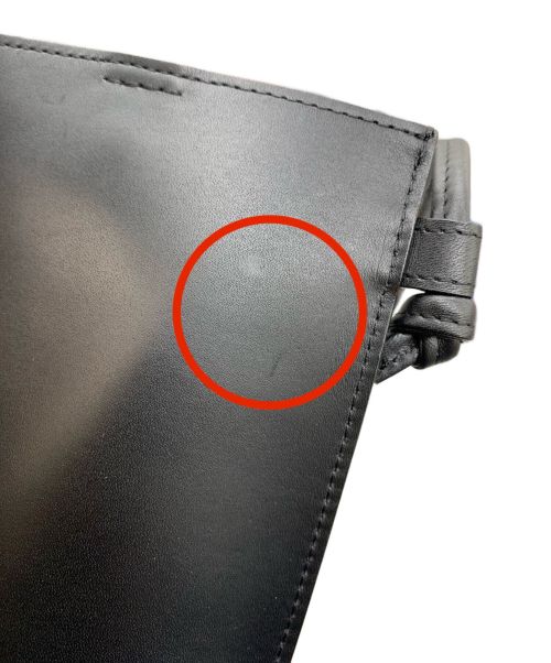 MACKINTOSH LONDON（マッキントッシュ ロンドン）MACKINTOSH LONDON (マッキントッシュ ロンドン) Mモチーフミニポシェット ブラックの古着・服飾アイテム