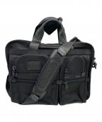 TUMIトゥミ）の古着「エクスパンダブル・オーガナイザー・コンピューター・ブリーフケース」｜ブラック