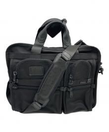 TUMI（トゥミ）の古着「エクスパンダブル・オーガナイザー・コンピューター・ブリーフケース」｜ブラック