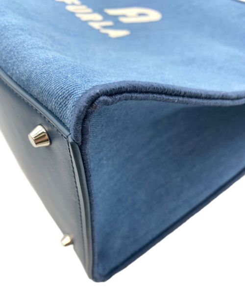FURLA（フルラ）FURLA (フルラ) デニムトートバッグ L インディゴの古着・服飾アイテム