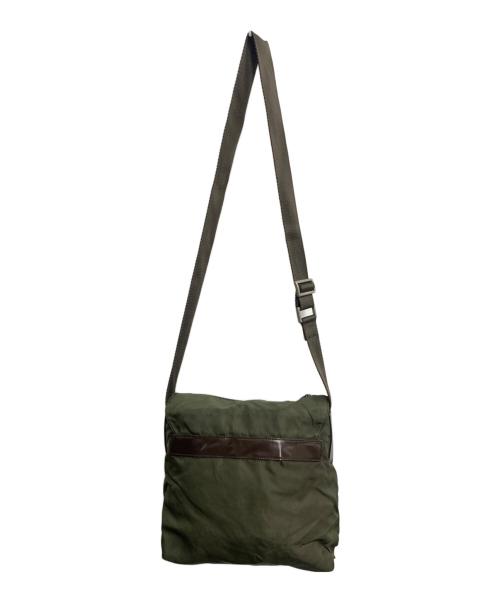 PRADA（プラダ）PRADA (プラダ) ナイロンショルダーバッグ オリーブの古着・服飾アイテム