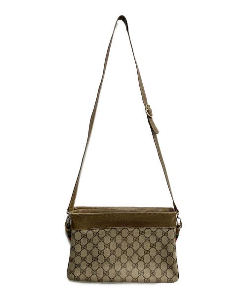 GUCCI（グッチ）GUCCI (グッチ) ショルダーバッグ シェリーライン ブラウンの古着・服飾アイテム