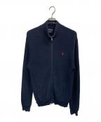 POLO RALPH LAURENポロ・ラルフローレン）の古着「ニットジャケット」｜ネイビー