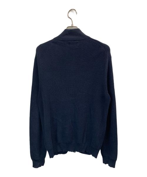 POLO RALPH LAUREN（ポロ・ラルフローレン）POLO RALPH LAUREN (ポロ・ラルフローレン) ニットジャケット ネイビー サイズ:Mの古着・服飾アイテム
