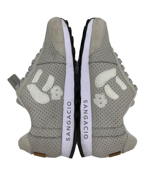 via SANGACIO（ヴィア・サンガチオ）via SANGACIO (ヴィア・サンガチオ) にゅ～ずローカットスニーカー グレー サイズ:25cmの古着・服飾アイテム