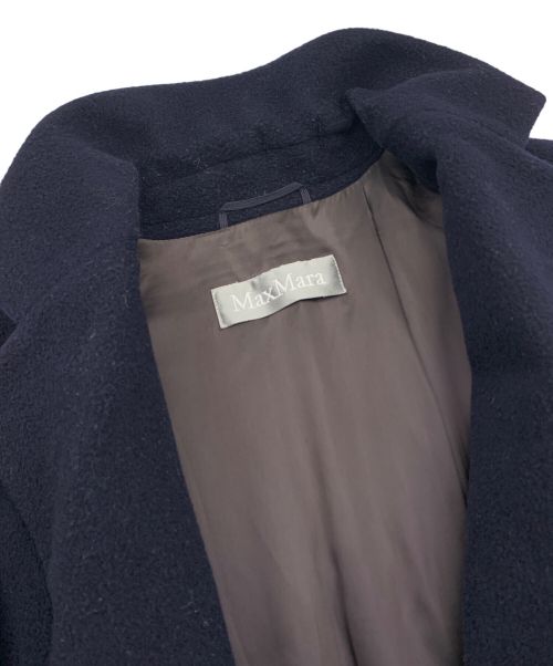 MaxMara（マックスマーラ）MaxMara (マックスマーラ) ウールコート ネイビー サイズ:40の古着・服飾アイテム
