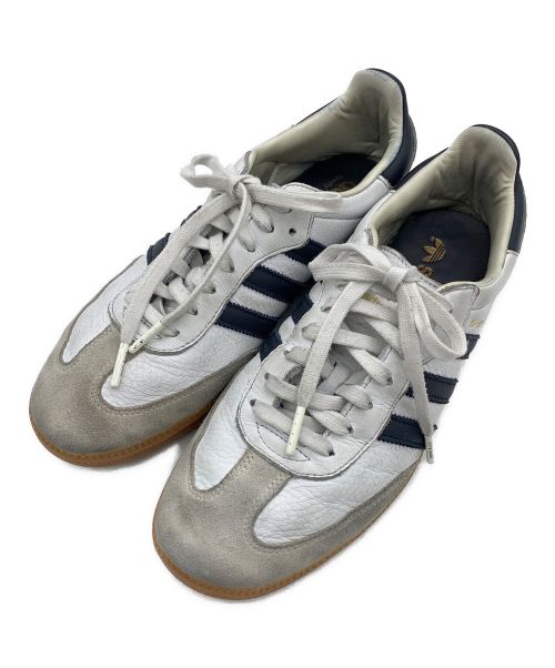 adidas（アディダス）adidas (アディダス) sporty&rich (スポーティーアンドリッチ) ローカットスニーカー / Samba OG (サンバ オージー) ホワイト×ネイビー サイズ:27.5cmの古着・服飾アイテム